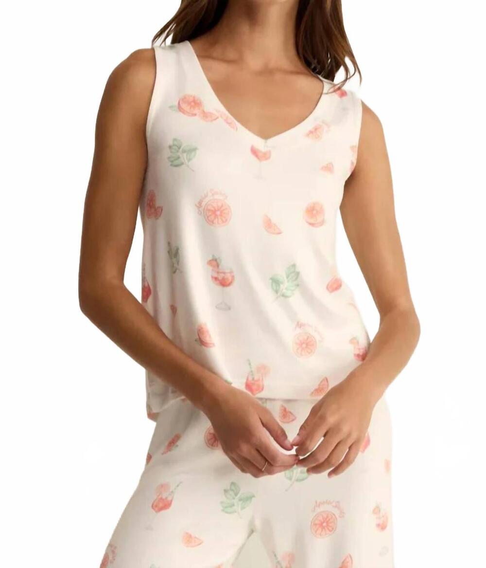 NEW Z SUPPLY spritz tank top in white